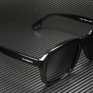Burberry Black Men's 55mm Sunglasses New